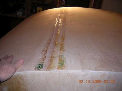 Fiberglass Seam on Ceiling Panel