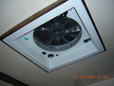 Installed Fan Tastic Fan Interior
