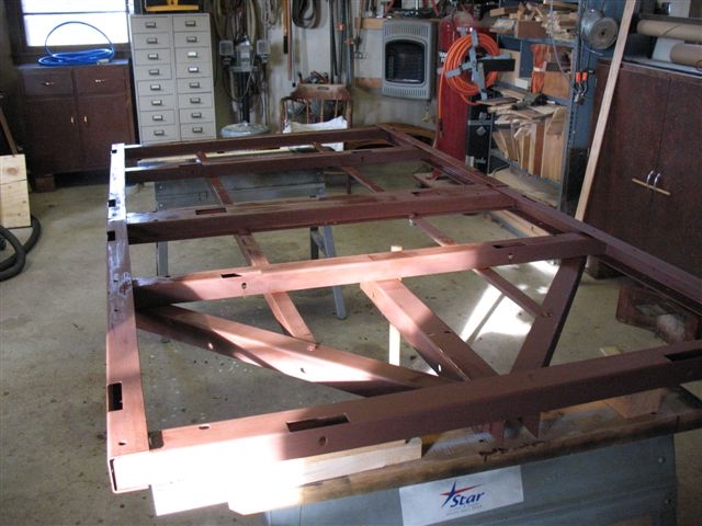 basic frame is primed