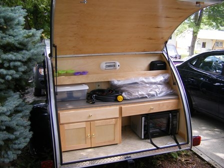 Micro wave in teardrop