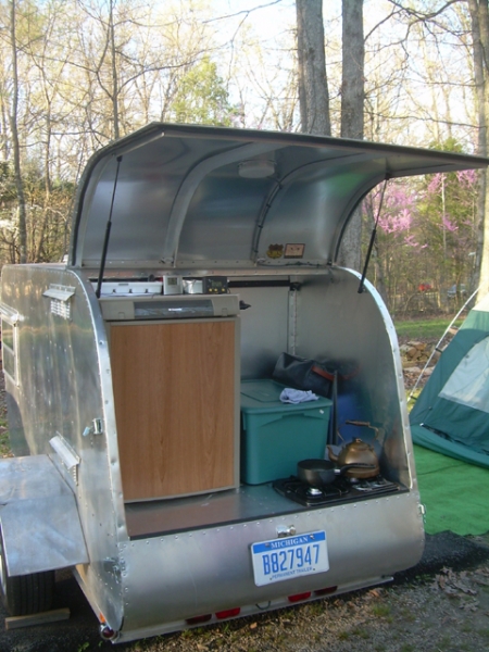 The galley in use (finally!)