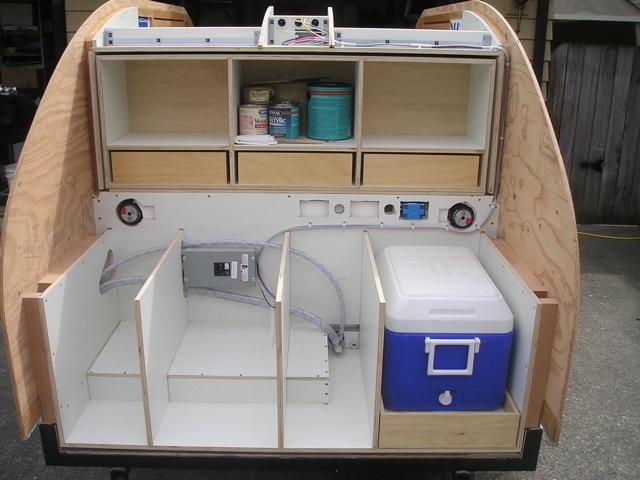 Galley cabinets in progress