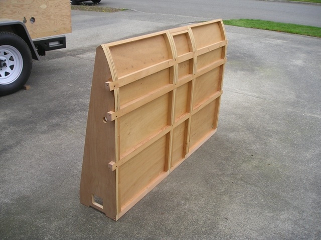 Headboard cabinet module exterior side