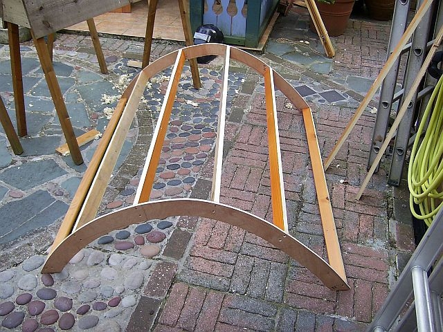 old bed for slats