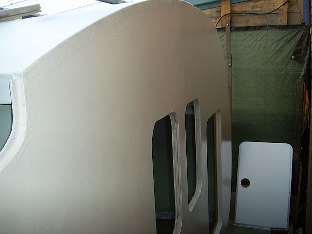 Side before fitting windows door and hatch