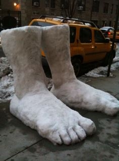 two feet of snow