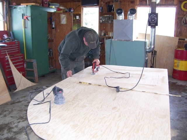cutting out the door