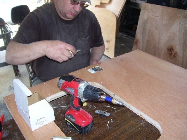 Installing door latches