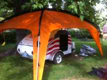 Tent is up