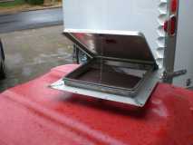 9-inch square Hehr RV low-profile roof vent