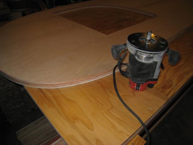 Pattern bit with router gets the sides spot-on with the pattern