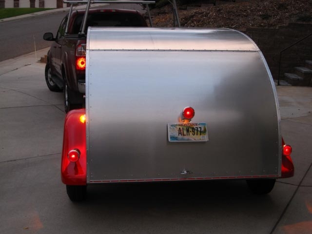 Lights check - ready for first trip around the neighborhood