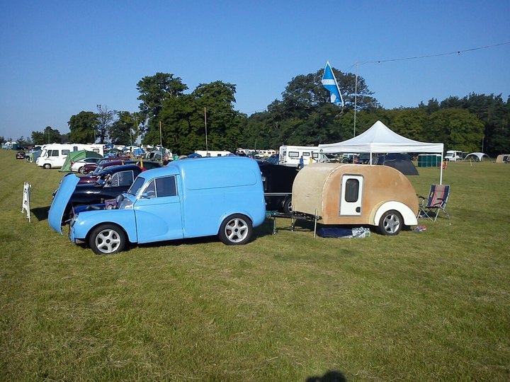 Van and Pod At Knebworth House