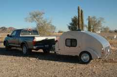 Teardrop in Quartzsite, Arizona