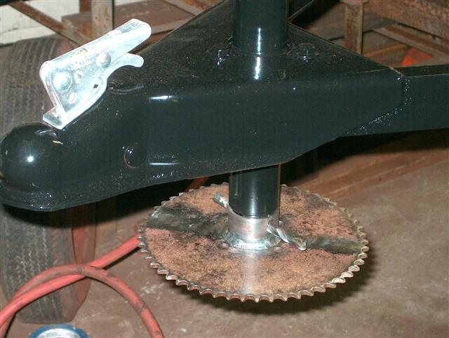 Trailer Jack Foot - Test Fit