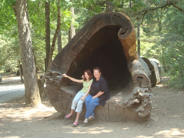 Brandie and Grandma in the Tree