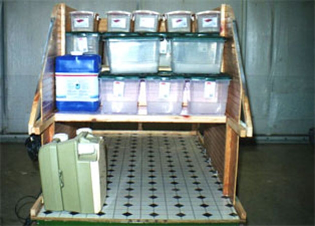 Cargo test-fit on shelf & galley