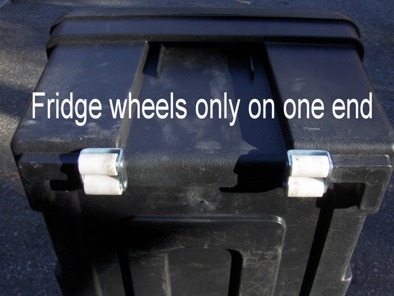 Fridge wheels