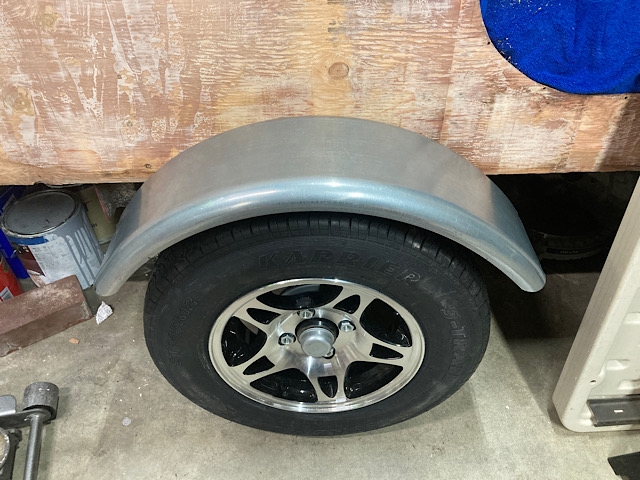 84 Mock-up of Wheel and Fender