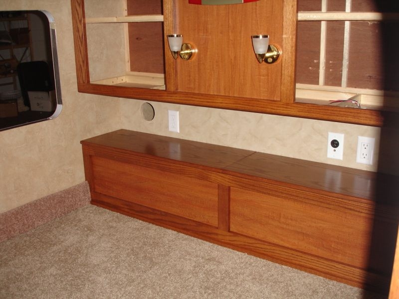 Rear cabinet