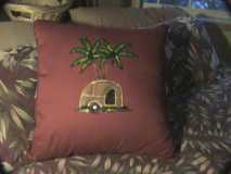 Painted pillow