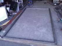 Frame bed welded up