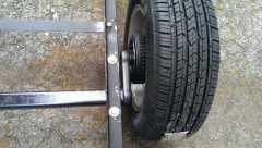Torflex axle bolted on