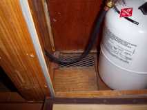 Notice!! floor vent for propane