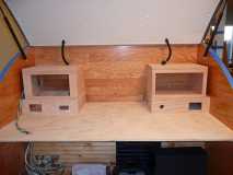 both upper galley cabinets