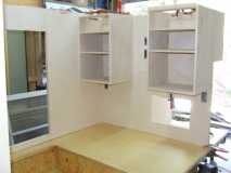 Bulk head cabinets