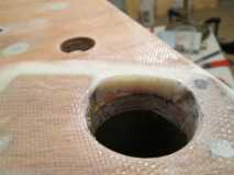 Wire Pull Hole Divots
