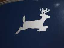 Deer Decal Close Up