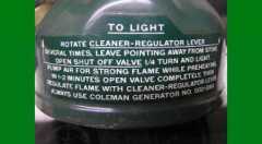 502 lighting instructions