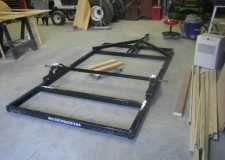 Trailer frame almost done