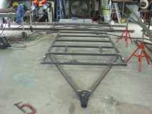 finished trailer frame