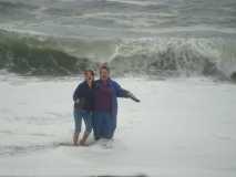 Brandie and Grandma in the Pacific