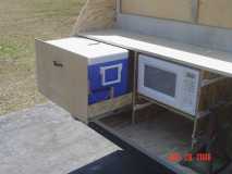 Microwave mounted