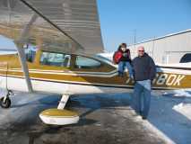 Dad and Joe Plane ride