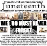 juneteenth -slavery's last day