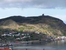 Cabot Tower, harbor entrance, ST. John NL, from The Rooms