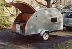 TinTop from rear with hatch open