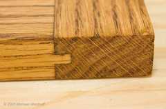 Cabinet Door Tongue and Groove Detail
