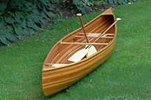 Wood Strip Canoe