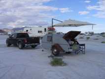 camping at Bonneville