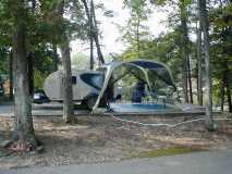 Site at oak hollow campground