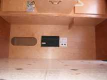 Inverter, plugs and storage under cabinets