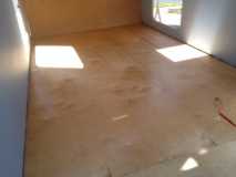 interior floor after poly