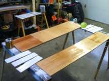 Galley shelf drying