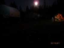Full Moon - Teardrop camping -6`C