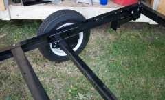 New axle mounted and trailer flipped upright - 2012-06-30